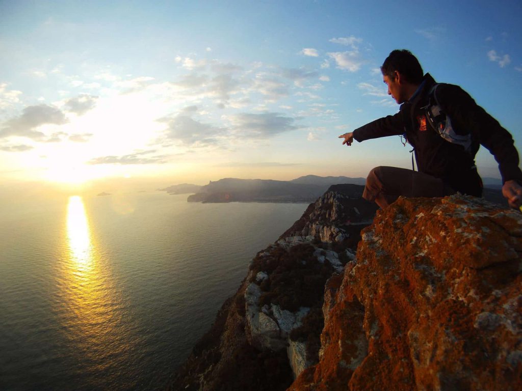 Rock climbing in les Calanques, Marseille